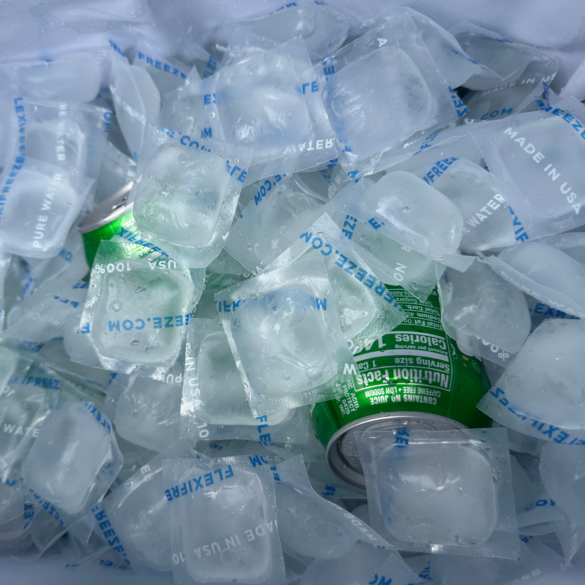 Cooler Cubes 8 lb Bag- Refreezable Ice Cubes