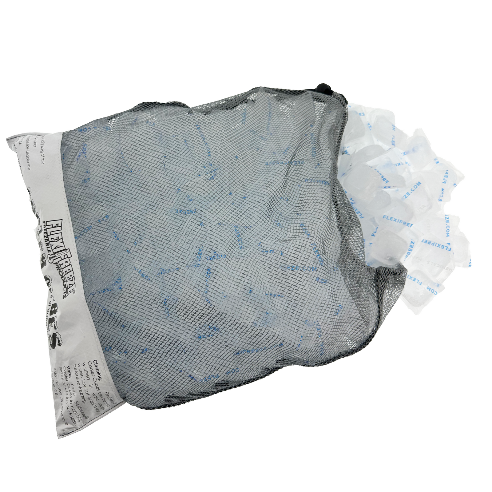 Cooler Cubes 8 lb Bag- Refreezable Ice Cubes