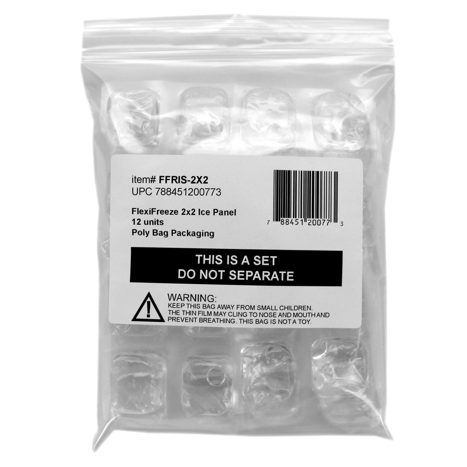 FlexiFreeze Lunch Ice - 12 Pack (2x2 cubes)