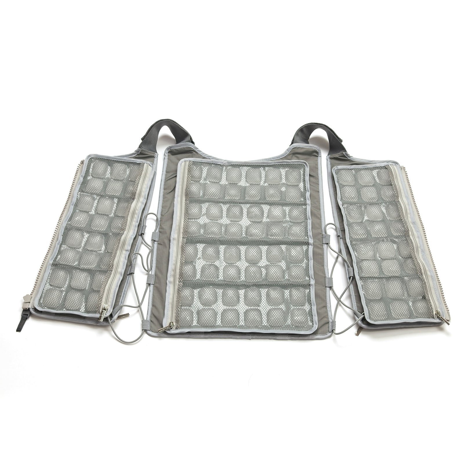 Professional Series Cooling Kit - charcoal, includes replacement panels, ice vest, charcoal, with gray insulated bag, and FlexiFreeze ice sheet