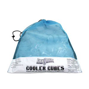 FlexiFreeze cooler cubes bag of individual refreezable ices cubes 