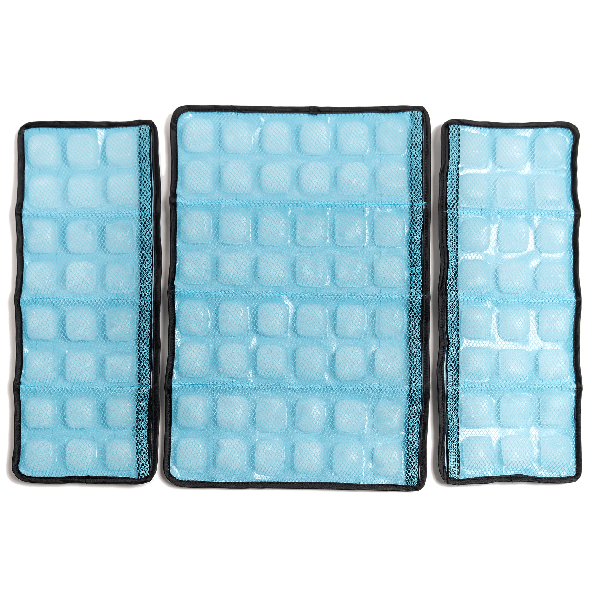 FlexiFreeze refreezable ice panels and mesh bag for FlexiFreeze professional cooling ice vest, black