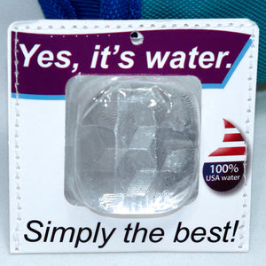 Single FlexiFreeze refreezable ice cube in packaging
