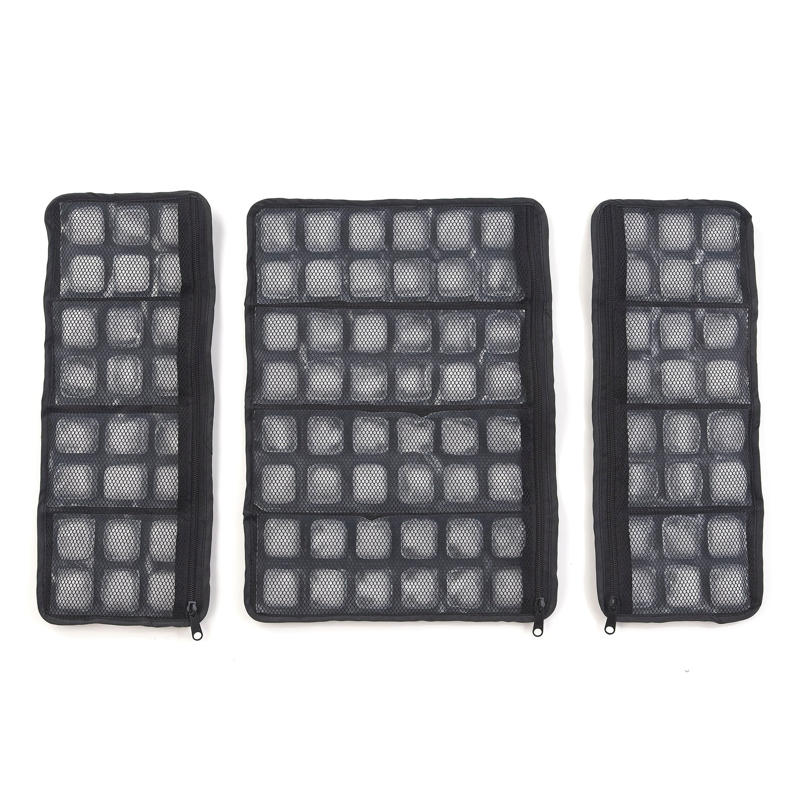 FlexiFreeze refreezable ice panels and mesh bag for FlexiFreeze personal cooling ice vest, black